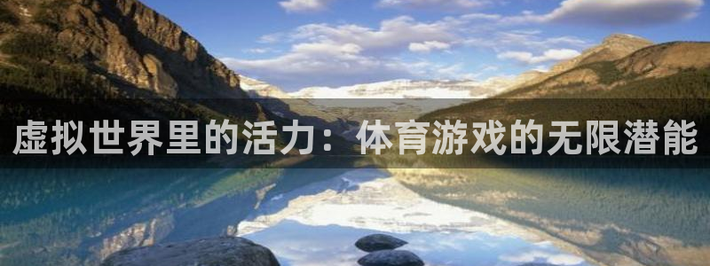 竞技宝官网登陆：虚拟世界里的活力：体育游戏的无限潜能